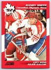 1992-93 Score héros olympiques canadiens Randy Smith Canada #4