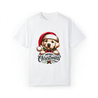 T-shirt unisexe Labrador Retriever Joyeux Noël teint