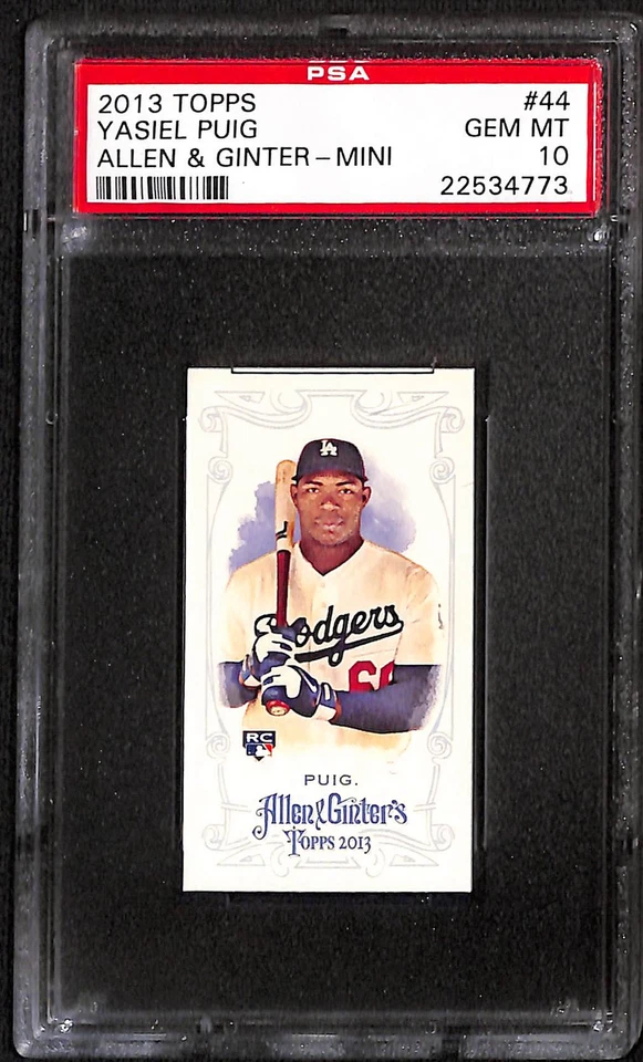 Yasiel Puig 2013 Topps Allen & Ginter-Mini #44 PSA 10 - Image 1 of 1