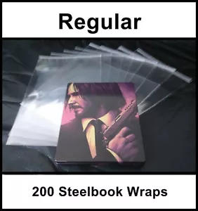 Blu-ray / DVD Steelbook Protective Wraps / Sleeves (Pack of 200) - Picture 1 of 7