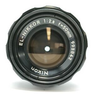 *EXC* Nikon EL-Nikkor f/2.8 50mm Enlarging Lens for M39 mount w/ Case,Cap