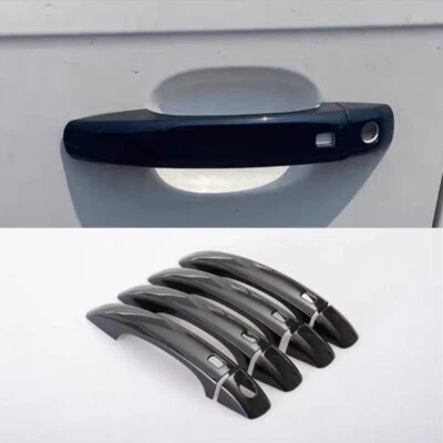For 2009-2016 Audi A4 ABS Black Door Handle Cover Trim Car Accessories - Image 1 of 4
