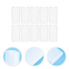  10 Pcs White Plastic Abs Deodorant Bottle Containers with Lids