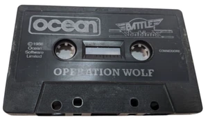 COMMODORE 64 128 | 1988 OPERATION WOLF | BATTLE STATIONS | OCEANO | GIOCO CASSETTE - Foto 1 di 2