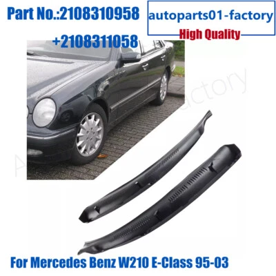 1Pair Windshield Wiper Cowl Screen Cover Fits Mercedes Benz W210 E-Class 95-03 - Image 1 of 4