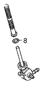 HONDA PETCOCK BASE/JOINT NUT SEAL/GASKET 16958-KM9-005 - Foto 1 di 1