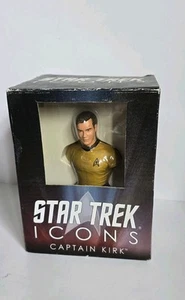 Star Trek Icons Captain Kirk Mini Bust *11cm (Diamond Select Toys) COA 0161/1701 - Picture 1 of 4