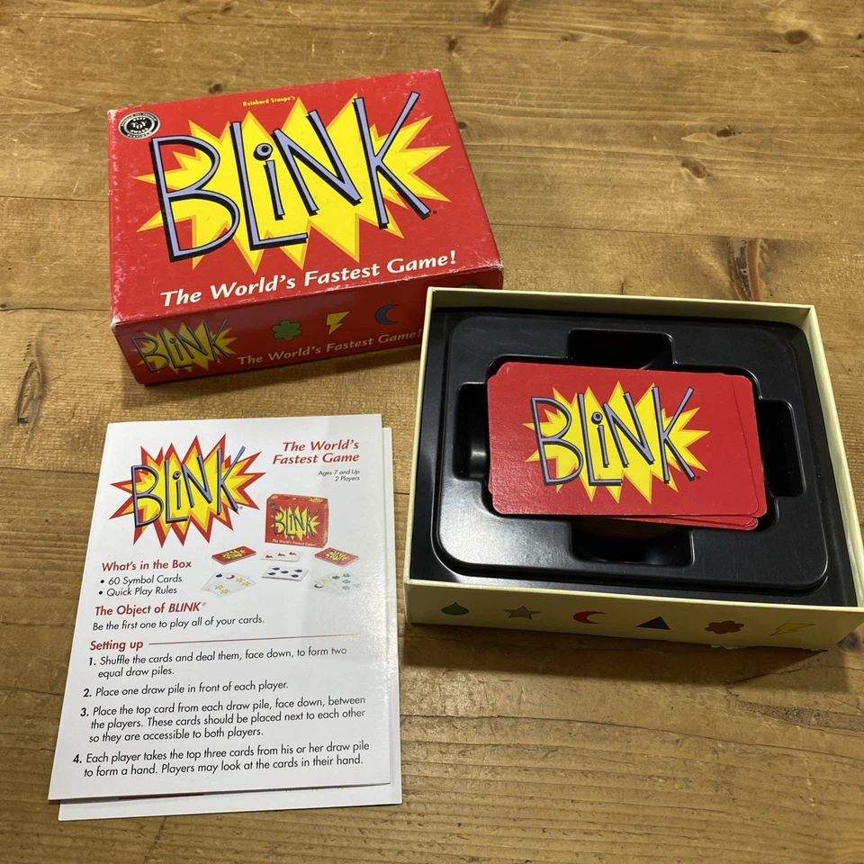 Juego de cartas Blink The World's Fastest Award Winning Reinhard Staupe ¡Completo! Foto 1 de 1
