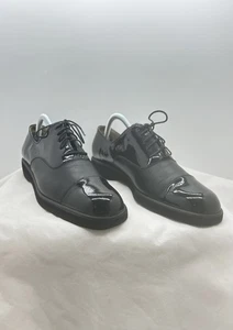 Salvatore Ferragamo Sport Made in Italy Scarpe Nere Donna Taglia 11 2A - Foto 1 di 9