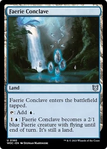 FAERIE CONCLAVE x1 mtg NM-M Commander Wilds of Eldraine 1 Unc - Picture 1 of 1