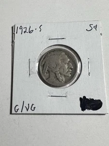 1926 s buffalo nickel- G/VG - Picture 1 of 7