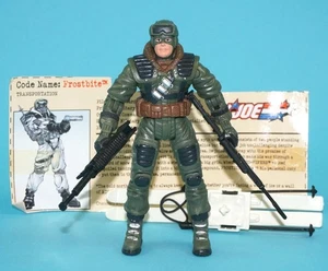 2002 GI JOE FROSTBITE v6 100% COMPLETE C9+ HASBRO - Picture 1 of 4