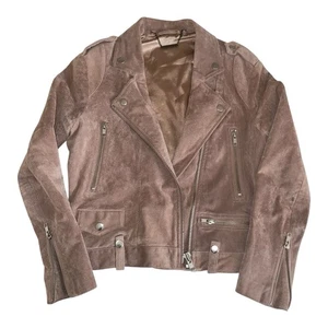 Capulet Wildleder Leder Motorrad Jacke Größe Small hellbraun braun - Bild 1 von 13