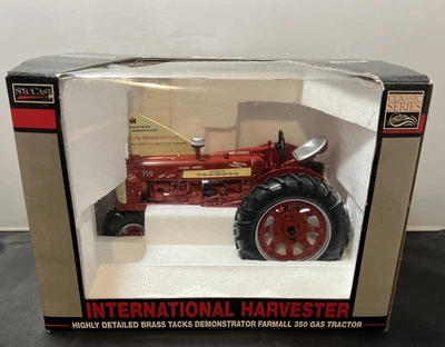 IH Farmall 350 Tractor Brass Tacks Demonstrator  SPECCAST 1/16 - Image 1 of 4