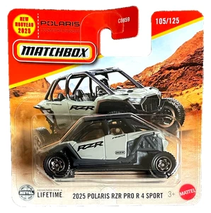 Matchbox 2025 Polaris RZR Pro R 4 Sport 105/125 2025 1:64 Modellauto Spielzeug - Bild 1 von 11