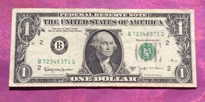 1963B JOE BARR DOLLAR BILL B 72346371 G - Picture 1 of 2