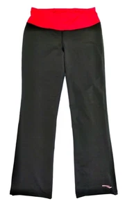 Pantalones para mujer Saucony Cha Flex Pull on negro rojo pequeños nuevos - Imagen 1 de 4