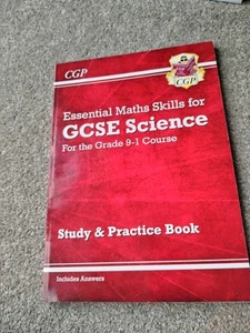 CGP Essential Maths Skills For GCSE Science Study and Practice Book - Picture 1 of 3