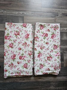 2x Ikea "Rosali" Vorhänge Gardinen ca. 280cm x 140cm Blumen Retro Vintage - Bild 1 von 5