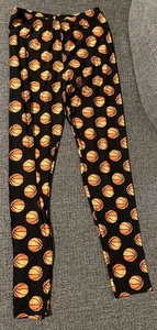 Leggings suaves con estampado de baloncesto TC Piphany miel y encaje - Imagen 1 de 3
