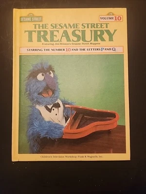 Sesame Street Treasury 10 Starring The Number 10 And The Letters P & Q, Muppets - Image 1 of 3