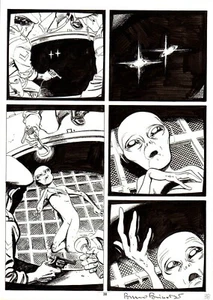 BRUNO BRINDISI Tavola originale Dylan Dog n.131 "Quando cadono le stelle " p.38 - Imagen 1 de 1