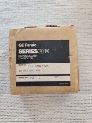 GE Fanuc, IC610MDL112A, Serie Uno, 24v Carga de Servicio IN/16 Foto 1 de 4
