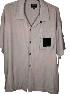 BC Ethic Smooth Custom Fit Short Sleeve Shirt Made in US XXL Brown Vintage 90's - Image 1 of 4