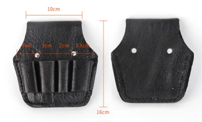 Men waist tool Bag electrician scissors Screwdriver holder Cow Leather H652-4 - Image 1 of 4