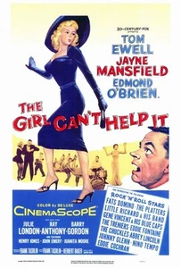PÓSTER DE LA PELÍCULA THE GIRL CAN'T HELP IT 27x40 de Jayne Mansfield Tom Ewell Edmond - Imagen 1 de 1