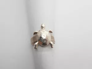 Tartaruga : Anello in Argento 925 con Testuggine - Rettile - Imagen 1 de 4