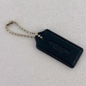 Coach Black Bag Tag - Picture 1 of 6