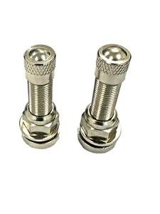 2 x 8mm Valve Hole Tyre Valve for Bikes Cars Alloy Wheels 35mm Length 14mm Base - Picture 1 of 2