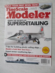 FINE SCALE MODELER MAGAZINE DEC 2014 ROYAL CANADIAN AIR FORCE STARFIGHTER 1/32 - Picture 1 of 2