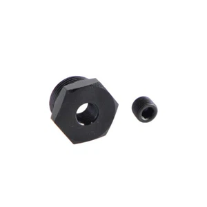 Black Intake Manifold Plug Sensor Thread Adapter M22 x 1.5 to 1/8"-27NPT - Picture 1 of 5