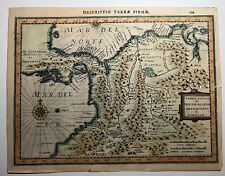 Map South America Colombia Panama Mercator 1632 Terra Firma Novum Regnum 1632
