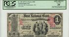 1875 $1 First National Bank Northampton MA CH#383 PCGS VF20