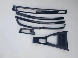 Kit de molduras interiores negras BMW 3 E90 E91 IC LHD para consola central - Imagen 1 de 24