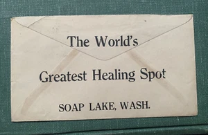 1932 SOAP LAKE WASHINGTON ALLOVER AD COVER HEALTH HEALING ! NEW BEACH HOTEL L@@K - Picture 1 of 2