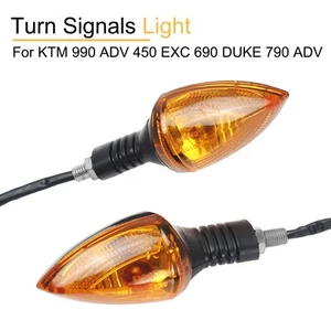 2 Pcs Turn Signal For KTM 990 ADV/R 690/790 Duk 450 EXC 790 ADVe Indicator Light - Picture 1 of 12