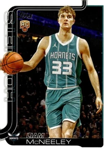 2025-26 Topps NBA Basketball Base #229 Liam McNeeley RC Charlotte Hornets - Picture 1 of 2