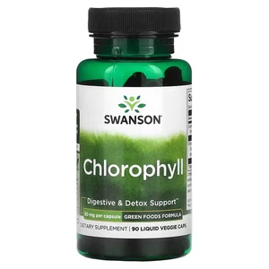 CHLOROPHYLL 50 mg 90 Capsules SWANSON Digestive and detox support - Picture 1 of 2