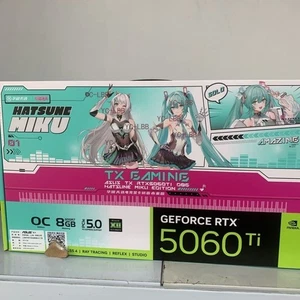 ASUS TUF TX-RTX 5060 TI O8G Graphics Card Hatsune Miku Edition Gaming 2K - Picture 1 of 4