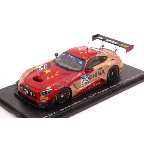 MERCEDES GT3 N.70 FIA GT VALLELUNGA 2019 Y.ZHANG-K-ZANG 1:43 Spark Model Auto Co - Photo 1/1