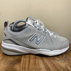 New Balance 608 v5 Team Away Grey Mens Grey White Size 9 2E Wide Athletic Shoes - Imagen 1 de 10