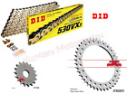 DID Gold X-Ring Chain and JT Sprockets Kit For Triumph 955 Speed Triple 99 to 01
