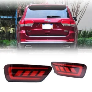 Rear Bumper Reflector Brake Fog DRL Indicator Light For Jeep Grand Cherokee - Picture 1 of 8