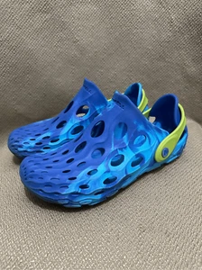 Merrell Kids Hydro Moc Water Shoes Youth Size 7 Blue and Green - Picture 1 of 8