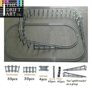 Stadtbahn flexible Schienen für Lego Kit Zug Bausteine Sets zum Selbermachen - 20 Sets! - Bild 1 von 35
