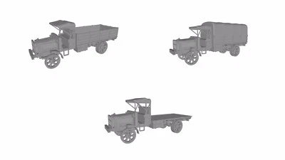 MODELLDEPOT.DE Liberty Truck USA WW1 Bausatz 3D Druck 1:87 - 1:35